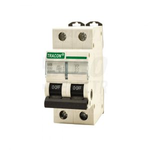 INTERRUTTORE MAGNETOTERMICO 2 POLI C 16A 4.5kA