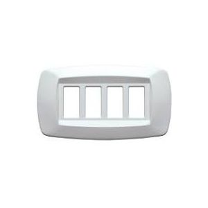 PLACCA MODI' 4 POSTI BIANCO
