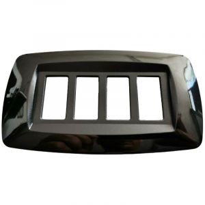 PLACCA MODI' 4 POSTI NERO