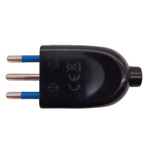 SPINA RETE 10A 250V CON TERRA NERA