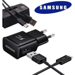 ALIM. + CAVO TYPE-C SAMSUNG - NERO