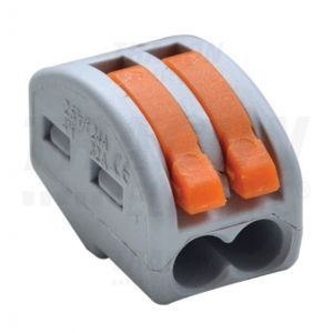 MORSETTO MULTIPLO SENZA VITI 0.75-4MM2 32A 400VAC 2P