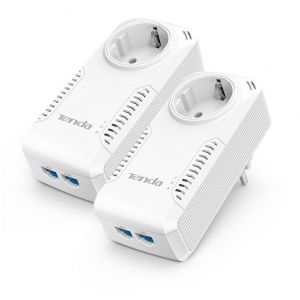 POWERLINE 2 LAN PORT GIGABIT PLUG PASS-THROUGH 2 U