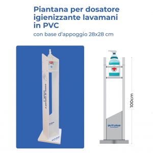 PIANTANA PER DOSATORE IGIENIZZANTE LAVAMANI IN FOR          