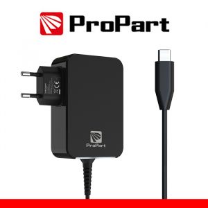 ALIMENTATORE "PROPART" GaN - TYPE-C - 65W NERO