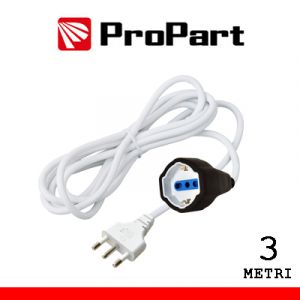 PROLUNGA LINEARE BIPASSO-SCHUKO/BIPASSO 3 METRI 16A