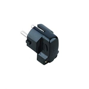 SPINA SCHUKO 90° NERA POLYBAG