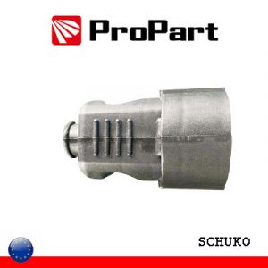 PRESA SCHUKO 2P+T 16A NERA POLYBAG