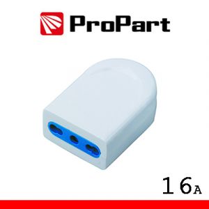 PRESA 10/16A 2P+T POLYBAG