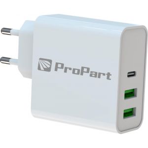 ALIMENTATORE 65W 3 USCITE 2XUSB 1XTYPE-C