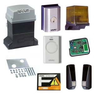 PRATICO KIT FAAC AUTOMAZIONE CANCELLO SCORREVOLE 600KG