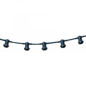 CATENARIA NERA 20MT X 20 LAMPADINE