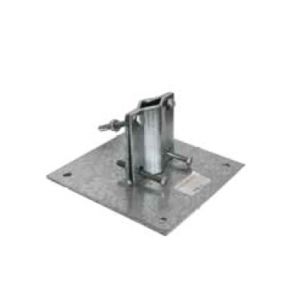 TGL0001 - PIASTRA A TERRA PER PALO 20x20 CM