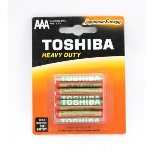 BATTERIA ZINCO CARBONE MINISTILO BL.4 - TOSHIBA