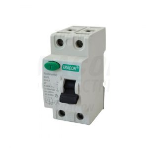 INTERRUTTORE DIFFERENZIALE PURO 2 POLI 25A 30mA 4.5kA 2P