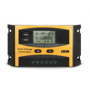 REGOLATORE DI CARICA PWM 12/24V 20A CON 2xUSB