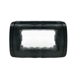 PLACCA IDROBOX 4 MODULI IP55 SERIE T3 - NERO