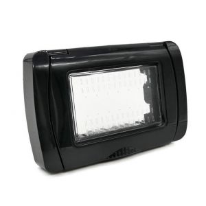 PLACCA IDROBOX IP55 S6003N 3P NERO