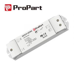 RICEVITORE DIM +PULSANTE 12/24V, 1CH*10A/15A 12-48VDC RF2.4G