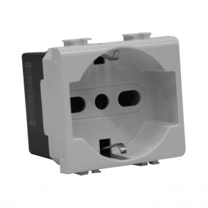 PRESA CON SICUREZZA 2P+T 16A 250VAC