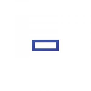 PLACCA COPRINTERRUTTORI 6 MODULI BLU MARE