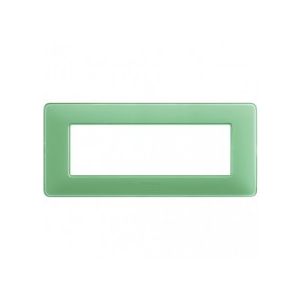 PLACCA COPRINTERRUTTORI 6 MODULI PRATO VERDE