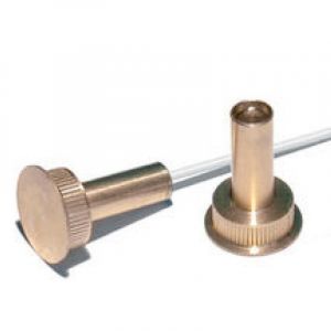 CONTATTO MAGNETICO CILINDRICO IN OTTONE CORTO DA INCASSO