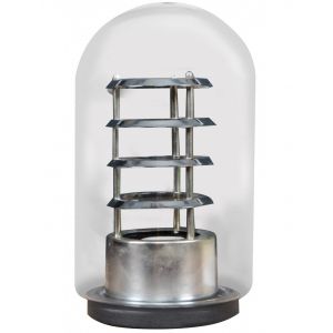 Cupola per esterno in pmma 270mm e27 trasparente