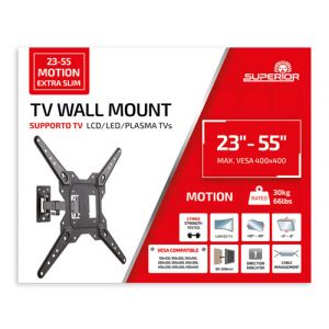SUPPORTO TV 23-55 MOTION EXTRA SLIM