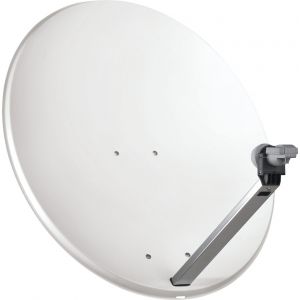 PARABOLA DA 60 IN FERRO  BIANCA SUPP.PLASTICA