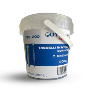 TASSELLI IN NYLON 6X30MM CF 300PZ