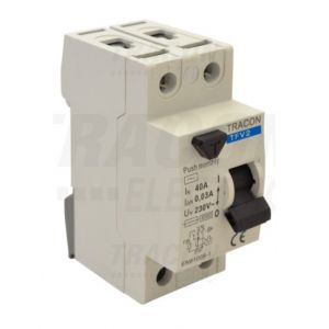 INTERRUTTORE DIFFERENZ. A 2POLI 25A 30mA 6kA AC