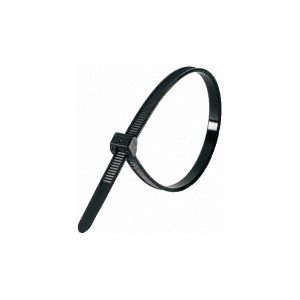 FASCETTA CABLAGGIO NERA IN NYLON66 LUNGH.150MM L