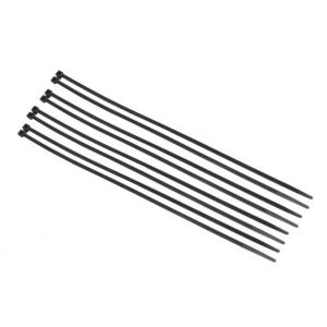 FASCETTA CABLAGGIO NERA IN NYLON66 LUNGH.200MM L