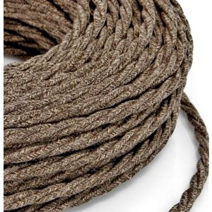 TRECCIOLA TESSILE 2X1 MOKA 24616