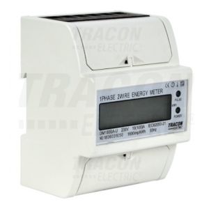 MISURAT. DI CONS. LCD DIRETTO - 1FASE 4MOD. 230VAC/10(100)A