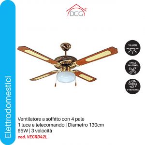 VENT. 4 PALE 1 LUCE VECRD42L
