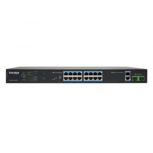 SWITCH PoE+ 16 PORTE + 2 PORTE UPLINK 200W AI SMART