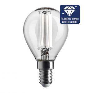 LAMP. LED MINI GOCCIA A FILAMENTO - E14 470LM - 4.5W 4000K