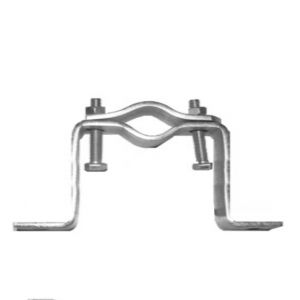 ZANCA 2 FORI - 15CM PIATTO ZINC. ELETTROL.